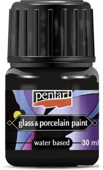 Pentart Glass&Porcelain 30 мл (черный)