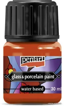 Pentart Glass&Porcelain 30 мл (оранжевый)