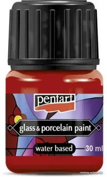 Pentart Glass&Porcelain 30 мл (красный)