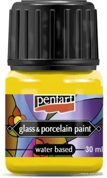Pentart Glass&Porcelain 30 мл (желтый)