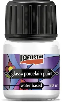 Pentart Glass&Porcelain 30 мл (белый)