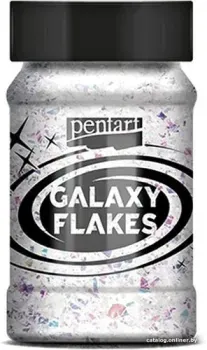Pentart Galaxy Flakes 15 г (белый Юпитер)