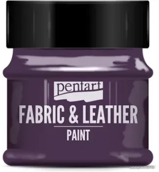 Pentart Fabric & Leather paint 50 мл (фиолетовый)