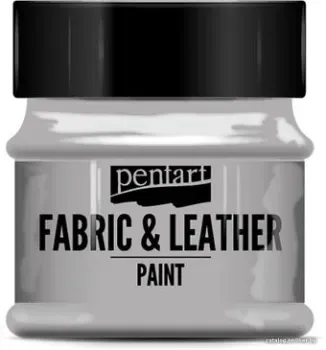 Pentart Fabric & Leather paint 50 мл (серебро)