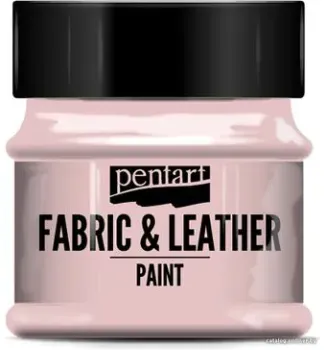 Pentart Fabric & Leather paint 50 мл (розовый)