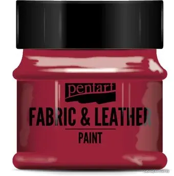 Pentart Fabric & Leather paint 50 мл (красный)