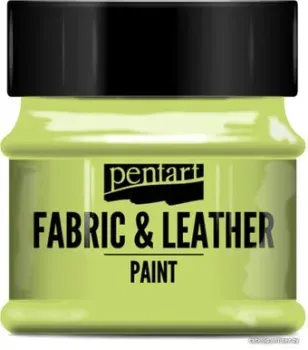 Pentart Fabric & Leather paint 50 мл (зеленый лайм)