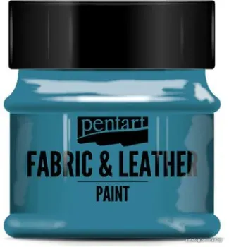 Pentart Fabric & Leather paint 50 мл (бирюзовый)