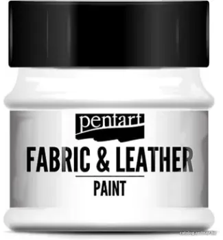 Pentart Fabric & Leather paint 50 мл (белый)