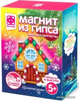 Фантазер Магнит из гипса Пряничный домик FN-707228