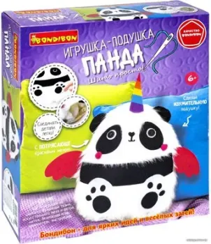 Bondibon Шить просто! Игрушка-подушка Панда ВВ5558
