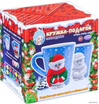 Bondibon Кружка-подарок. Снеговичок ВВ4700