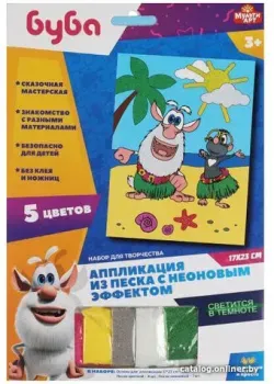 MultiArt Буба Аппликация из песка 100NEONSAND-BUBA1