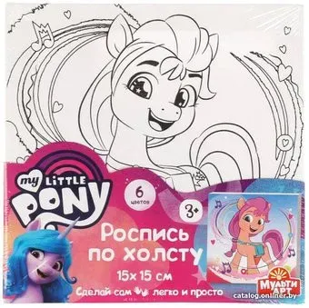 MultiArt Мой маленький пони 100CANV15X15-MLP