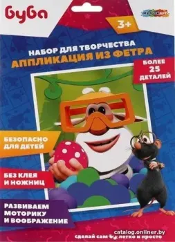 MultiArt Буба. Аппликация из фетра FELTART-BUBA1