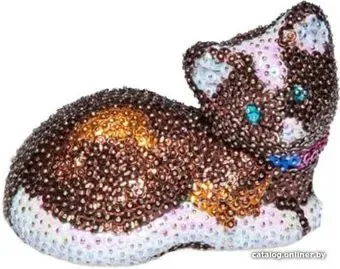 Волшебная мастерская Мозаика из пайеток. Кошка 3D-01