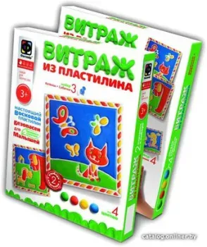 Фантазер Витражный пластилин Набор №3 747103
