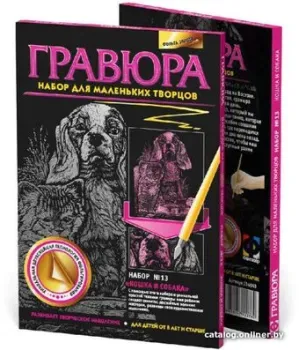 Фантазер Гравюра. №13 Кошка и собака 334043