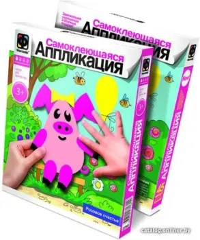 Фантазер Аппликация самоклеющаяся Розовое счастье 257021