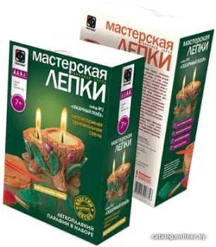 Фантазер Мастерская лепки глиняная свеча Сказочный пенек 217022
