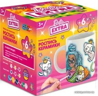 MultiArt Барби. Кружка для росписи MUG-EXTRA1