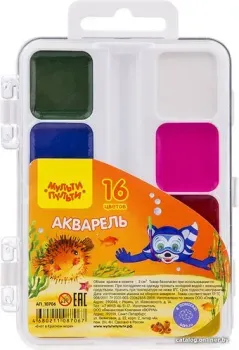 Мульти-пульти Енот в Красном море АП_10706 (16 цв)