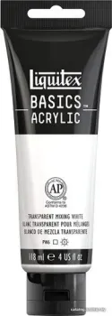 Liquitex Basics 1046430 (118 мл, белила микс прозрачный)
