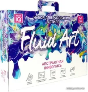Master IQ Абстрактная живопись в технике Fluid Art 3020