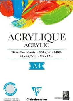 Clairefontaine Acrylic A4 96308C (10 л)