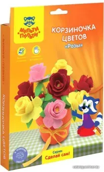 Мульти-пульти Цветы из фетра. Розы FF_31881