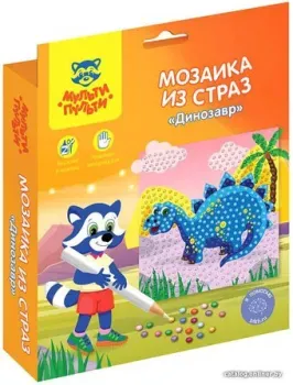 Мульти-пульти Мозаика из страз. Динозавр DM_37178