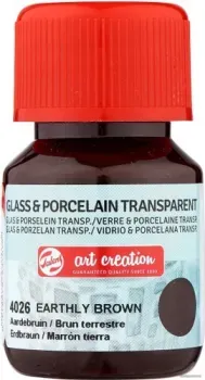 Talens Art Creation GlassPorcelain Transparent 4026 411340260 (30 мл, коричневый)