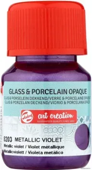 Talens Art Creation GlassPorcelain Opaque 8203 410382030 (30 мл, фиолетовый металл)