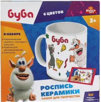 MultiArt Кружка для росписи Буба 100MUG-BU
