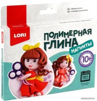 Lori Полимерная глина. Магниты Милые куклы Пг-005