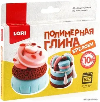 Lori Полимерная глина. Брелоки Сладкий десерт Пг-009