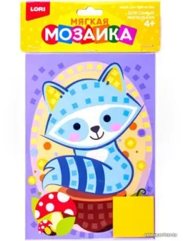 Lori Мягкая мозаика. Енот Кэ-004