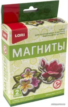 Lori Магниты из гипса. Чудесные цветы Пз/Г-016