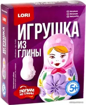 Lori Игрушка из глины Матрешка Гл-002