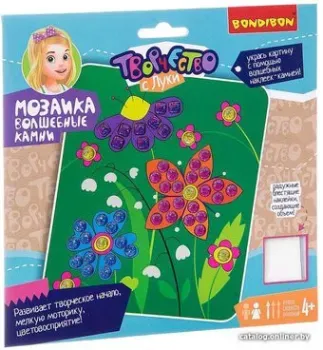 Bondibon Мозаика. Чудесные цветы ВВ2509