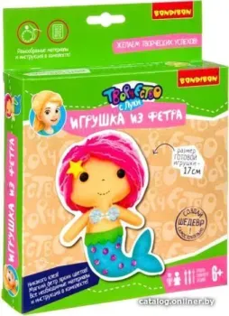 Bondibon Игрушка из фетра. Русалочка ВВ3808