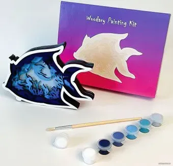 Woodary 3D Рыбка из дерева 3210