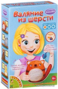 Bondibon Валяние из шерсти. Котейка ВВ1573