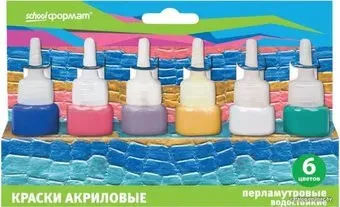 Schoolformat Color Game перламутровые КА6ПР-ИЦ (6 цв)