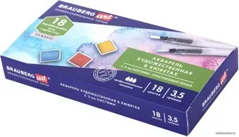 BRAUBERG Art Classic 191769 (18 цветов)