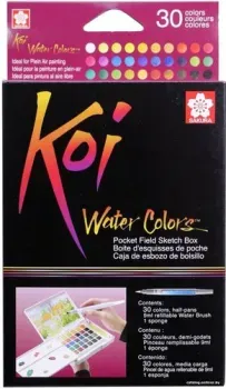 Sakura Pen Koi Water Colors XNCW30N (30 цветов)
