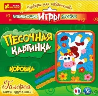 Ranok-Creative Картинка из песка. Коровка 12100025Р