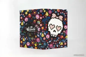 Wizardi Открытка. Череп Wc0328