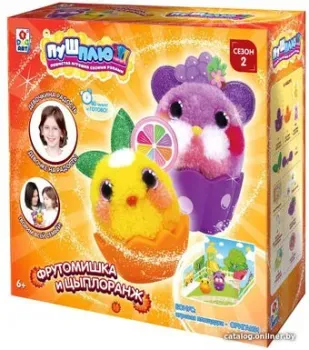 1toy Пуш-плюш Фрутомишка и Цыплоранж Т20739