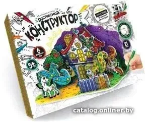 Danko Toys Расписной конструктор. Пони 3DK-01-02